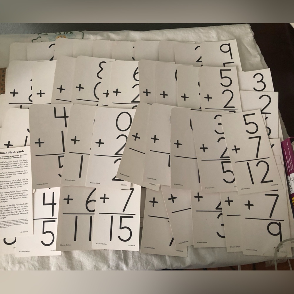 Carson-Dellosa Addition Flashcards - Picture 3 of 6